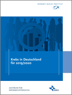 Titelcover von " Krebs in Deutschland für 2019/2020". Quelle: © RKI