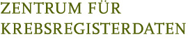 Logo Zentrum für Krebsregisterdaten (zur Startseite)