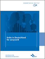 Titelcover von " Krebs in Deutschland für 2017/2018". Quelle: © RKI